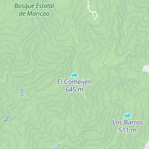 Map of El Comeijén