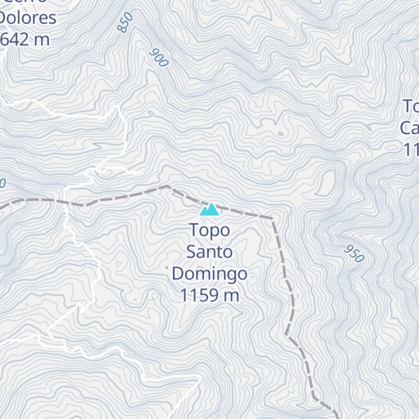 Map of Topo Santo Domingo