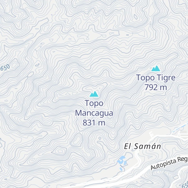Map of Topo Mancagua