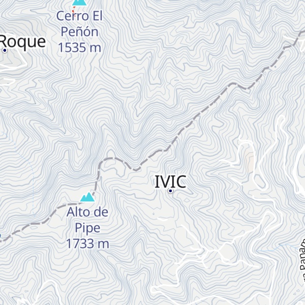 Map of Cerro El Loro