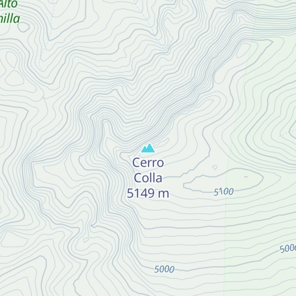 Map of Cerro Colla