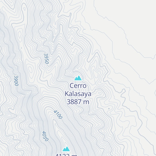 Map of Cerro Kalasaya
