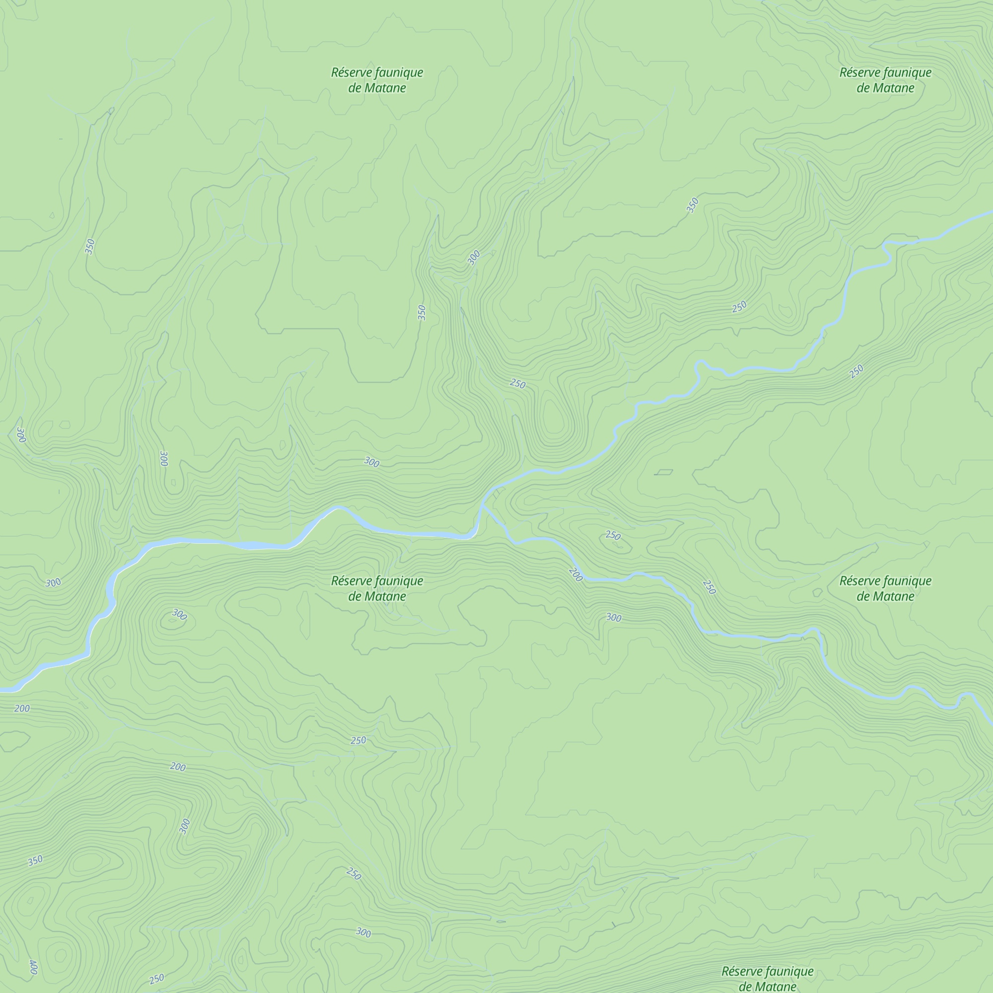 Refuge du secteur 23 map