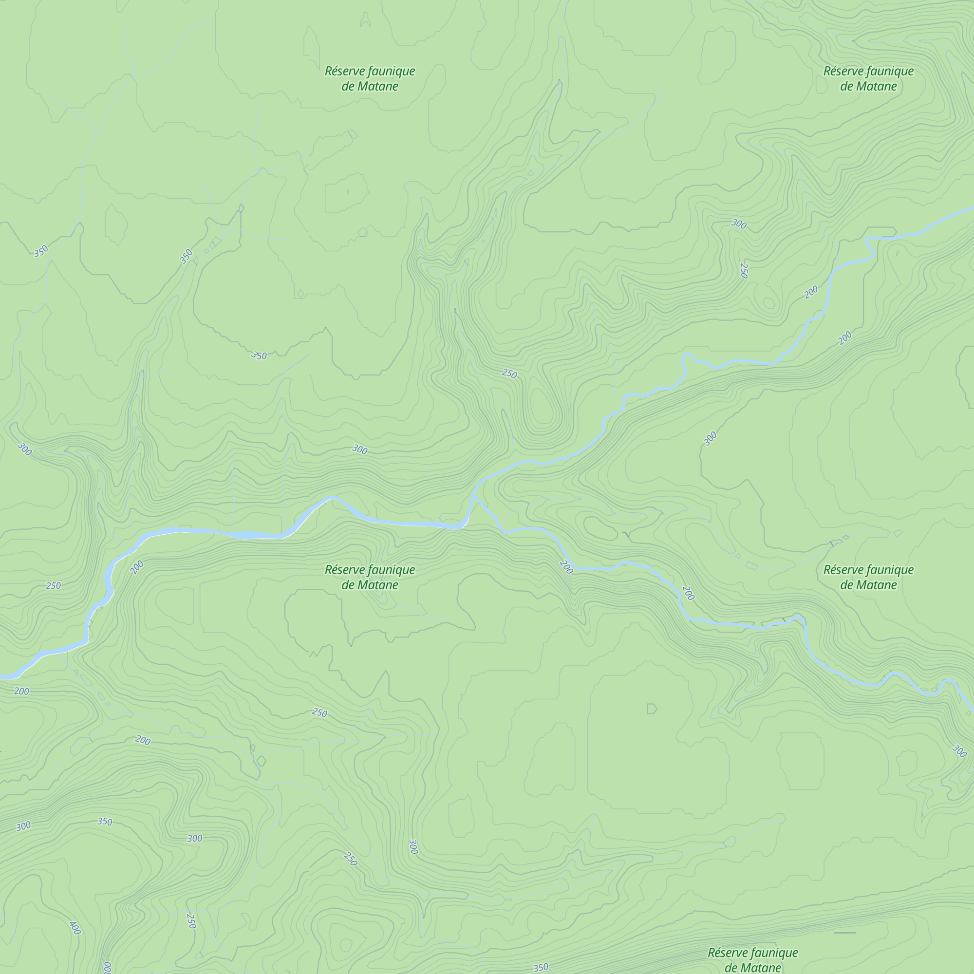 Refuge du secteur 23 map