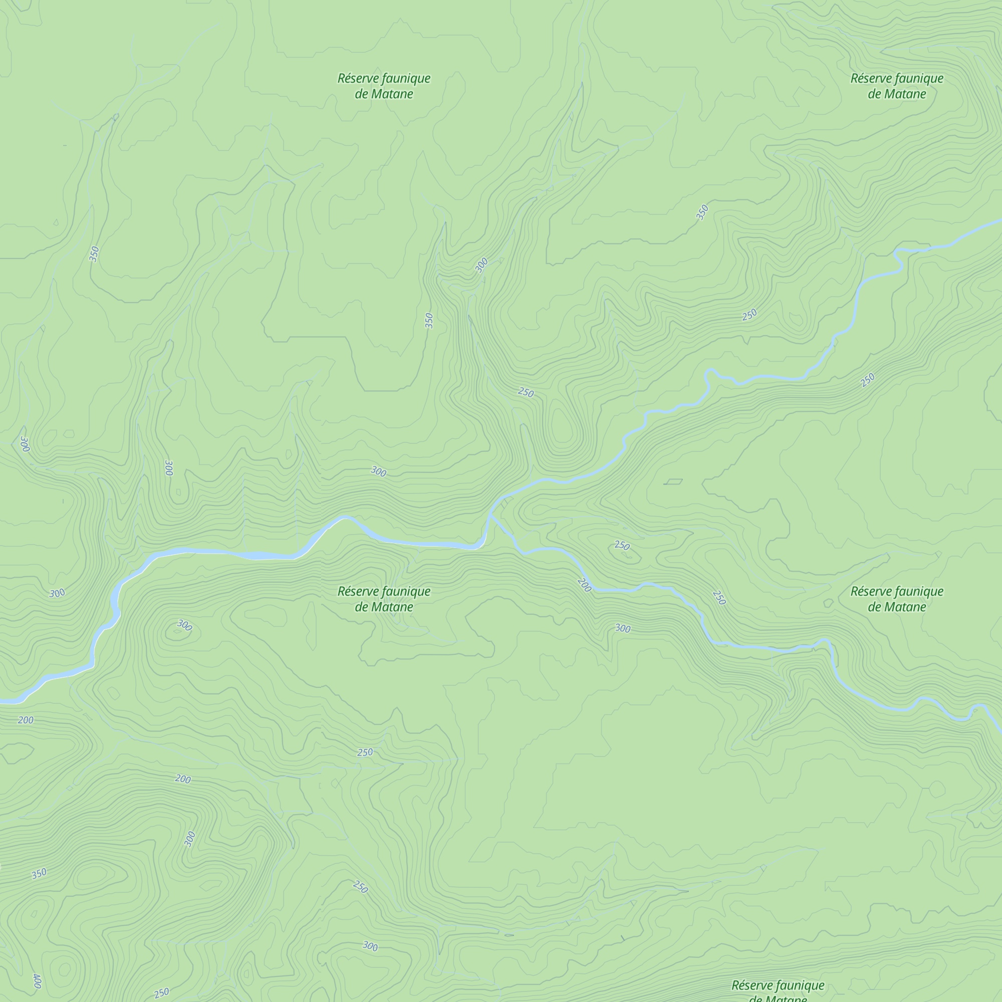 Refuge du secteur 22 map
