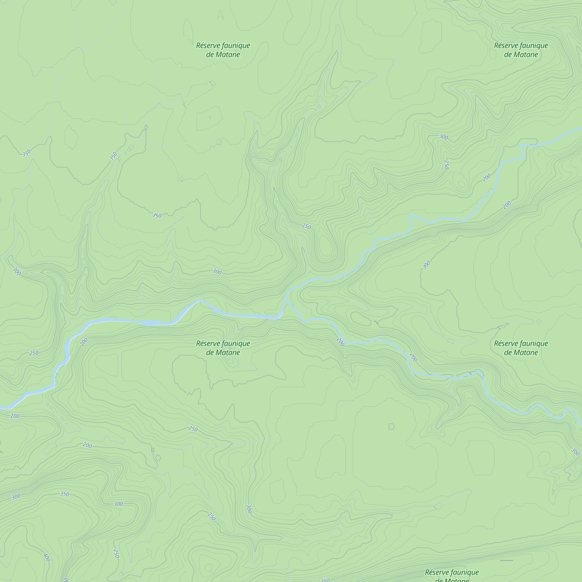Refuge du secteur 22 map