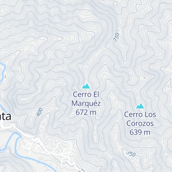 Map of Cerro El Marquéz