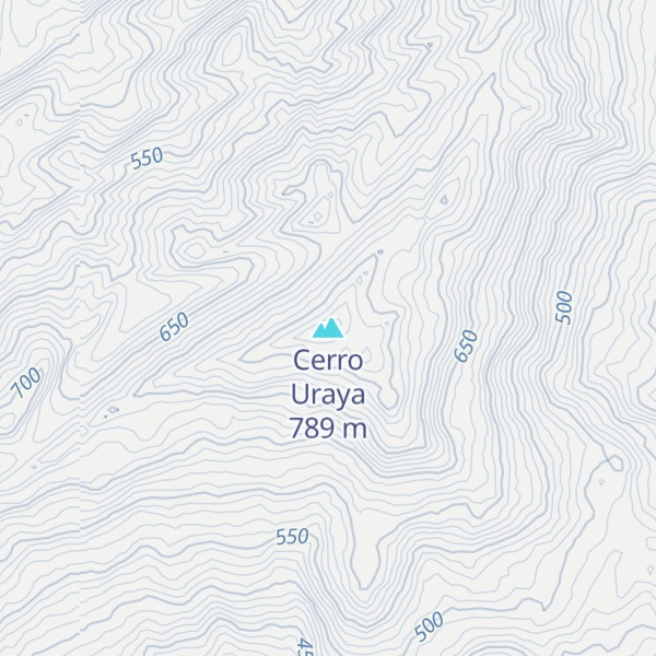 Map of Cerro Uraya