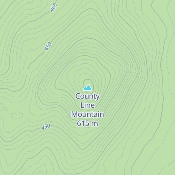 Map of County Line Mountain