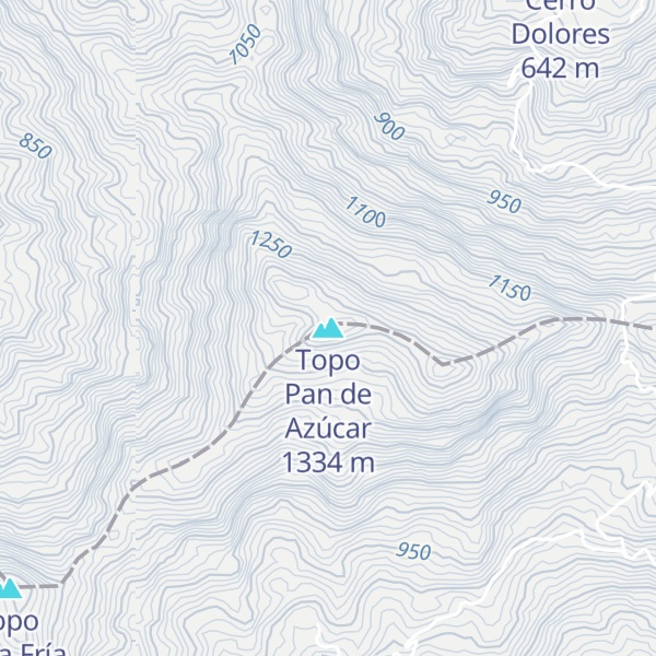 Map of Topo Pan de Azúcar