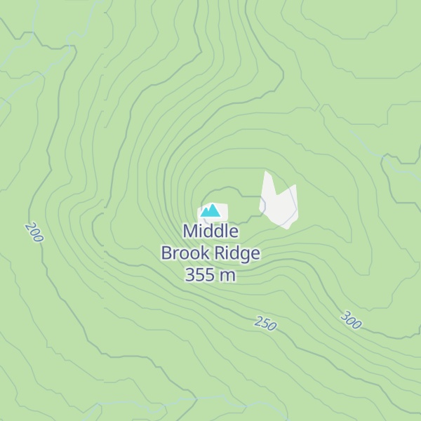 Map of Middle Brook Ridge