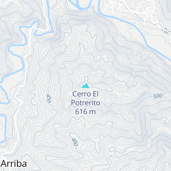 Map of Cerro El Potrerito