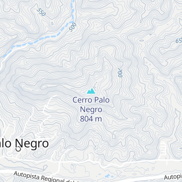 Map of Cerro Palo Negro