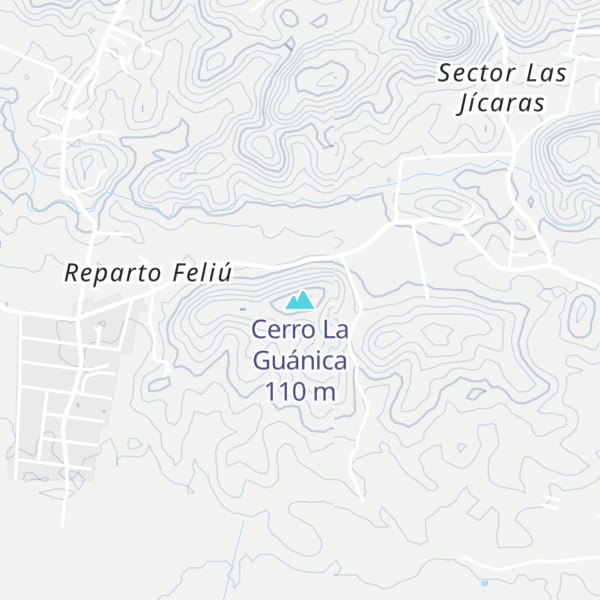 Map of Cerro La Guánica
