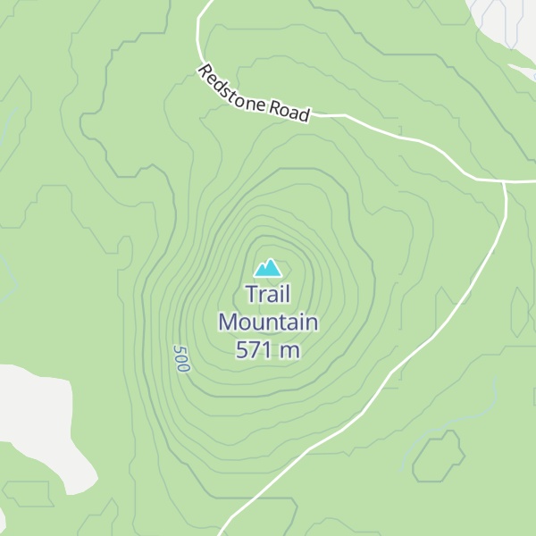 Map of Trail Mountain
