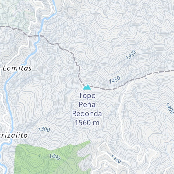 Map of Topo Peña Redonda