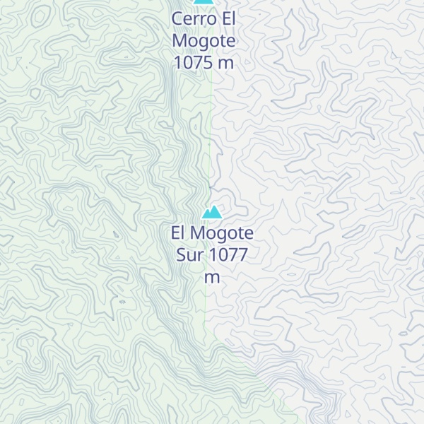 Map of El Mogote Sur
