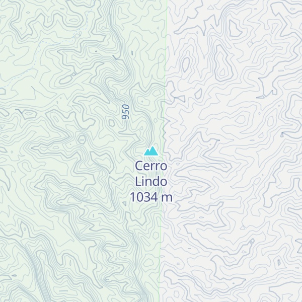 Map of Cerro Lindo