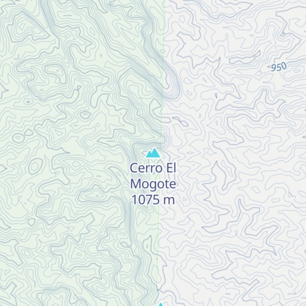 Map of Cerro El Mogote