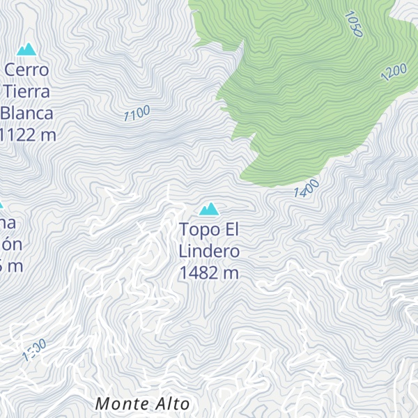Map of Topo El Lindero