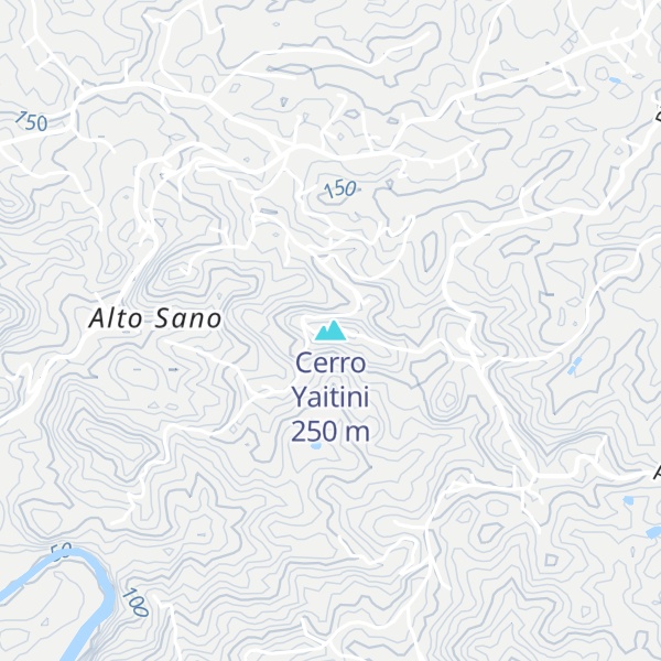Map of Cerro Yaitini