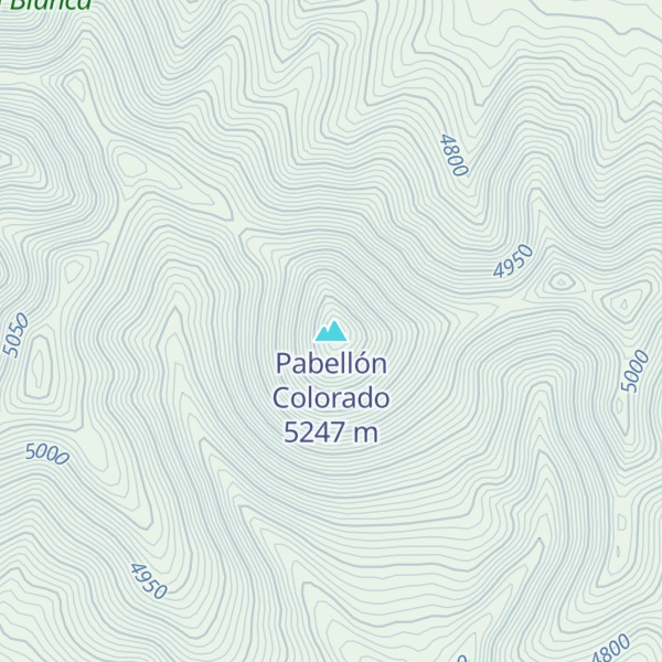Map of Pabellón Colorado