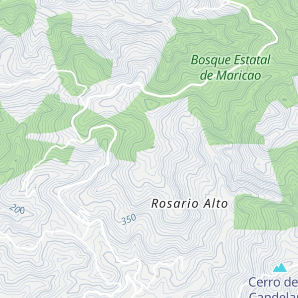 Map of El Cerro Avispa