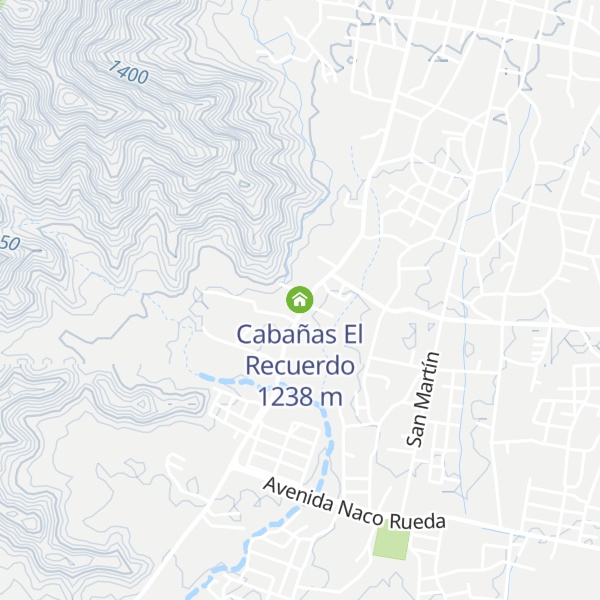Map of Cabañas El Recuerdo