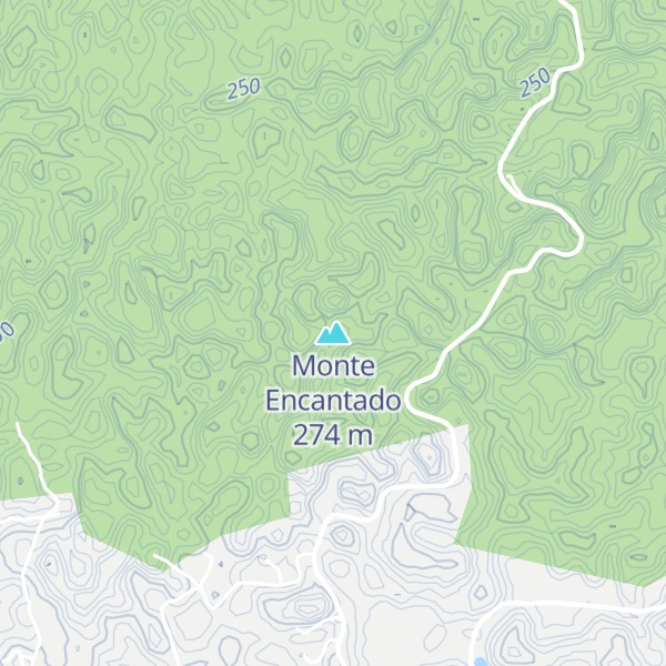 Map of Monte Encantado