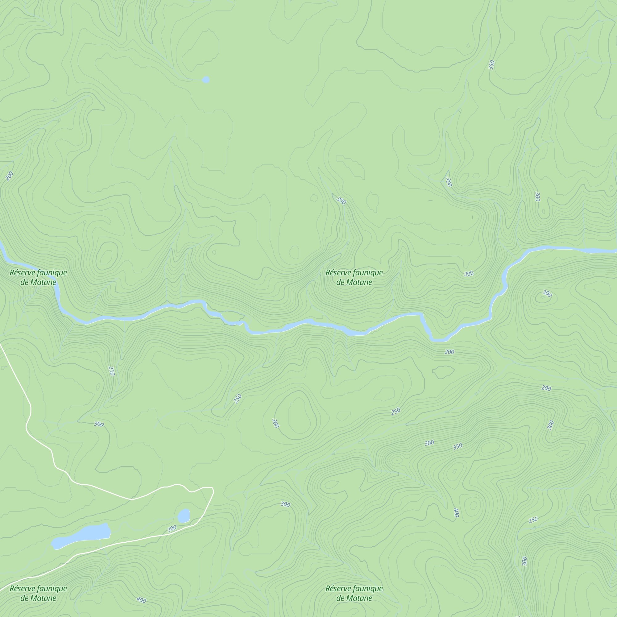 Refuge du secteur 15 map