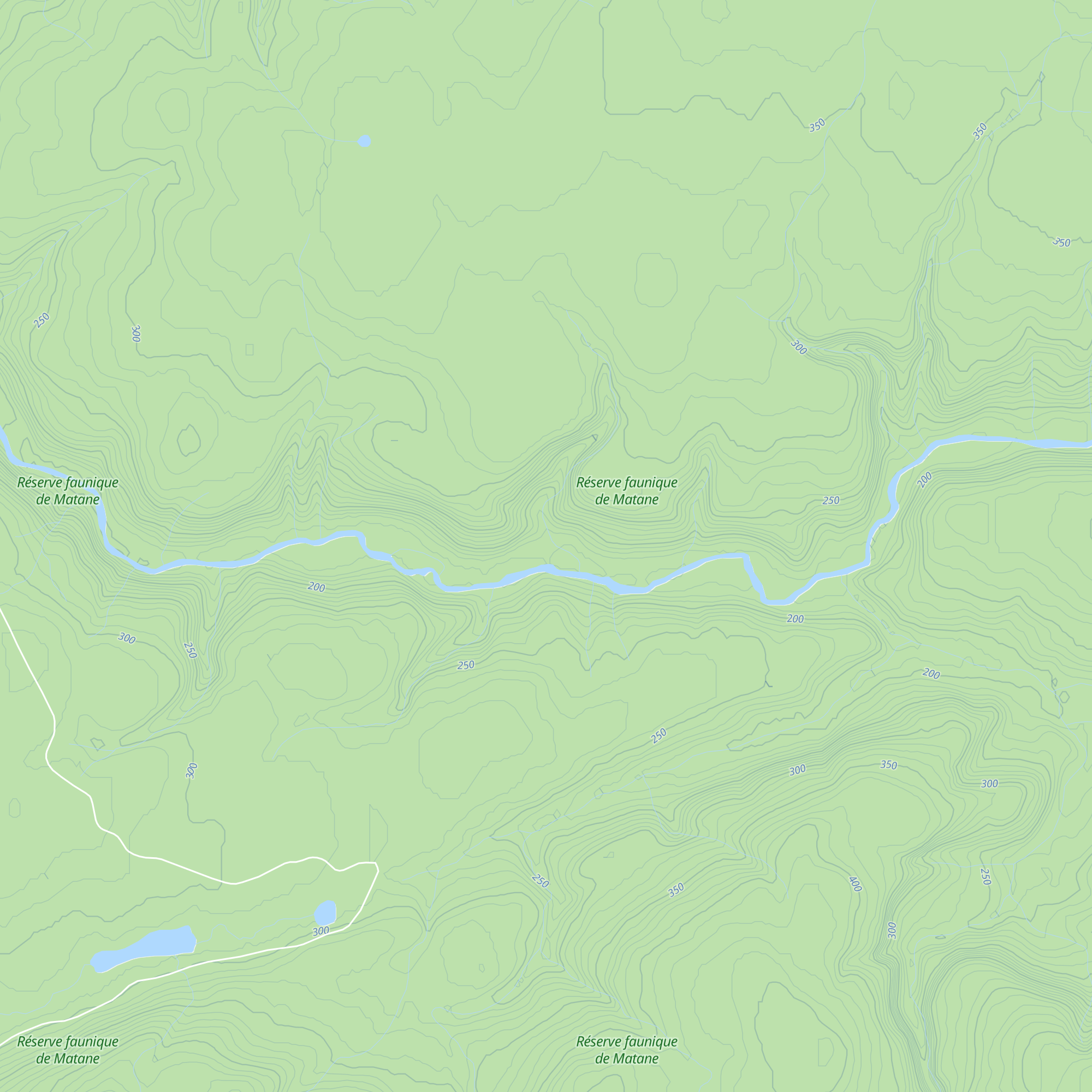 Refuge du secteur 15 map