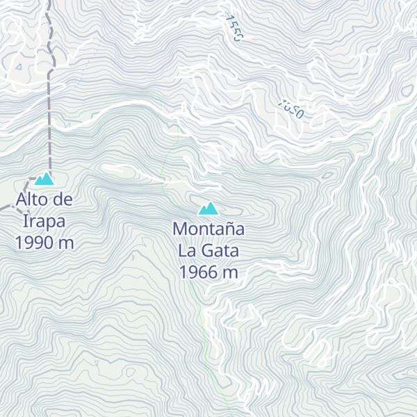 Map of Montaña La Gata
