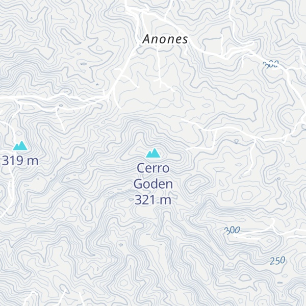 Map of Cerro Goden