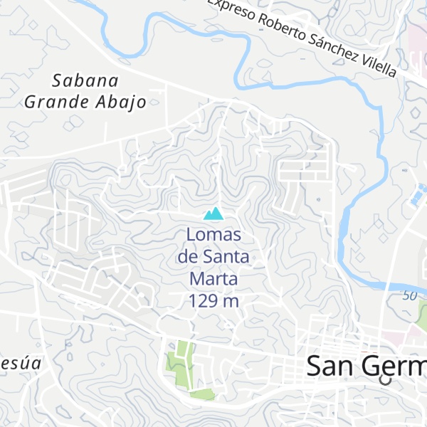 Map of Lomas de Santa Marta