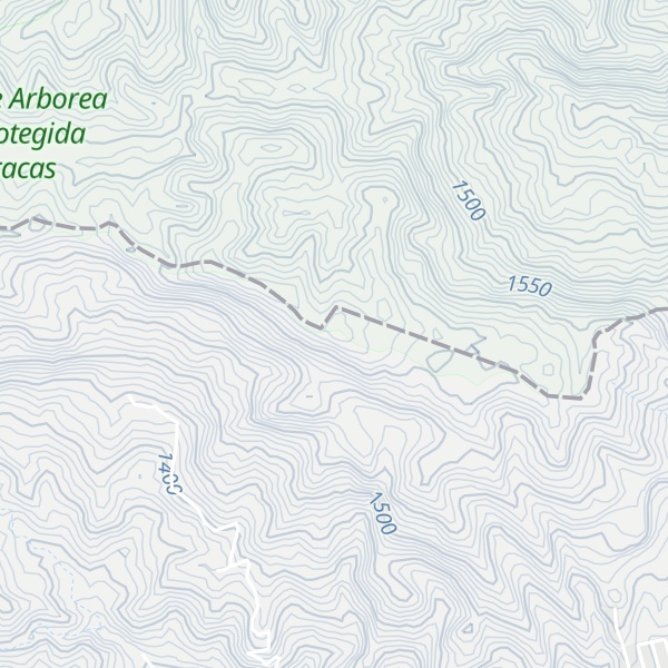 Map of Cerro Montañuela
