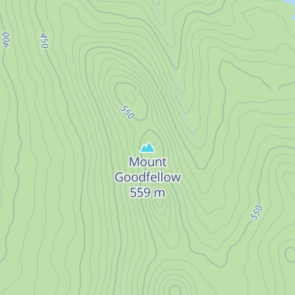 Map of Mount Goodfellow
