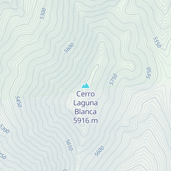 Map of Cerro Laguna Blanca