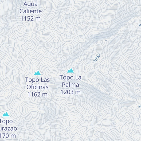 Map of Topo La Palma