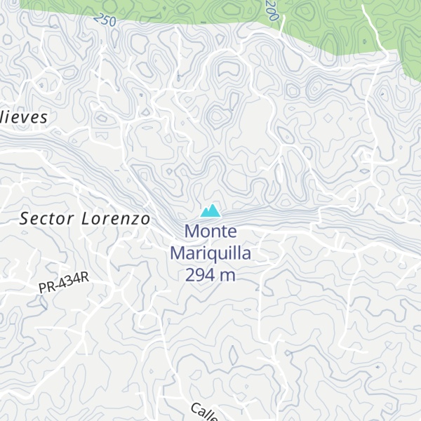 Map of Monte Mariquilla