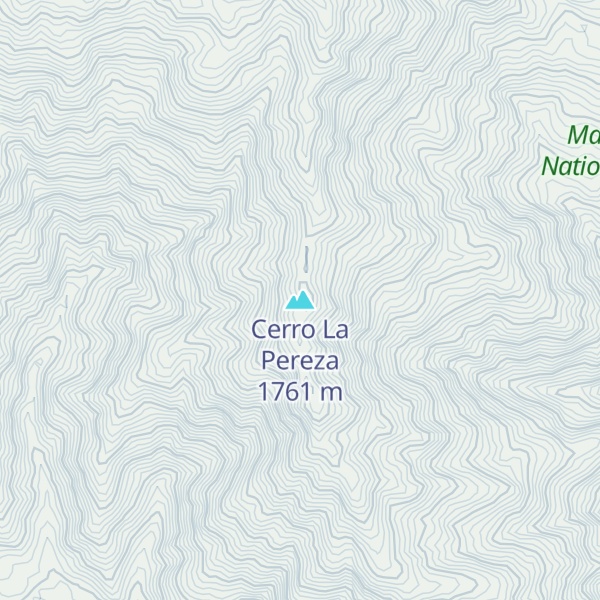 Map of Cerro La Pereza
