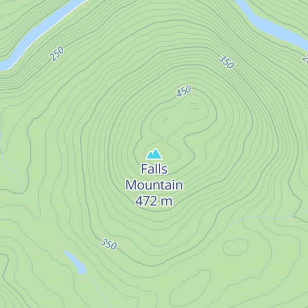 Map of Falls Mountain