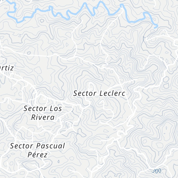 Map of Cerro Leclerc