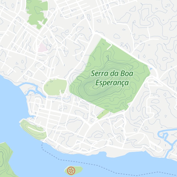 Map of Serra Boa Esperança