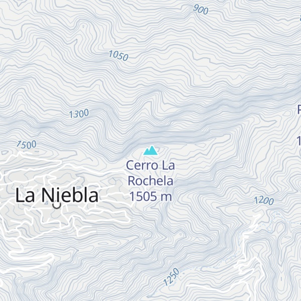 Map of Cerro La Rochela