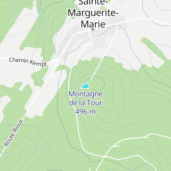 Map of Montagne de la Tour