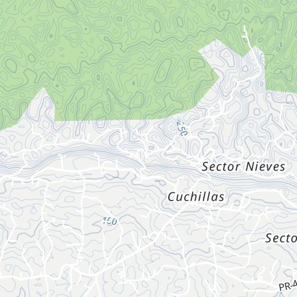 Map of Monte el Ojo