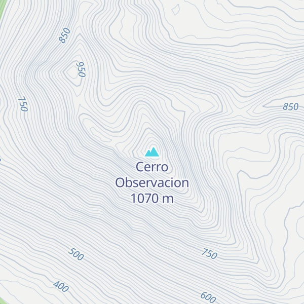 Map of Cerro Observacion