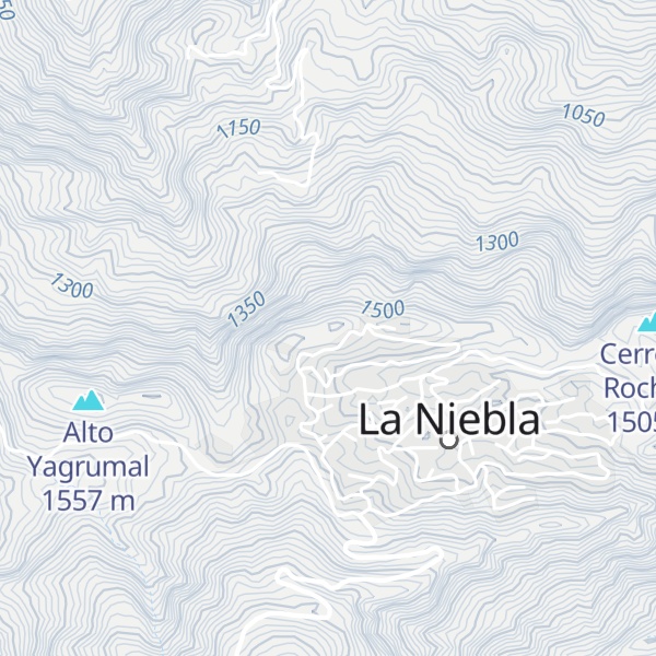 Map of Alto La Niebla