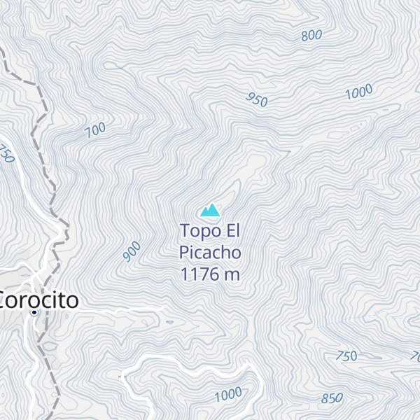 Map of Topo El Picacho