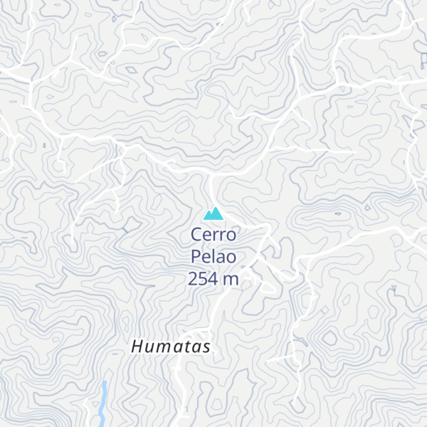 Map of Cerro Pelao